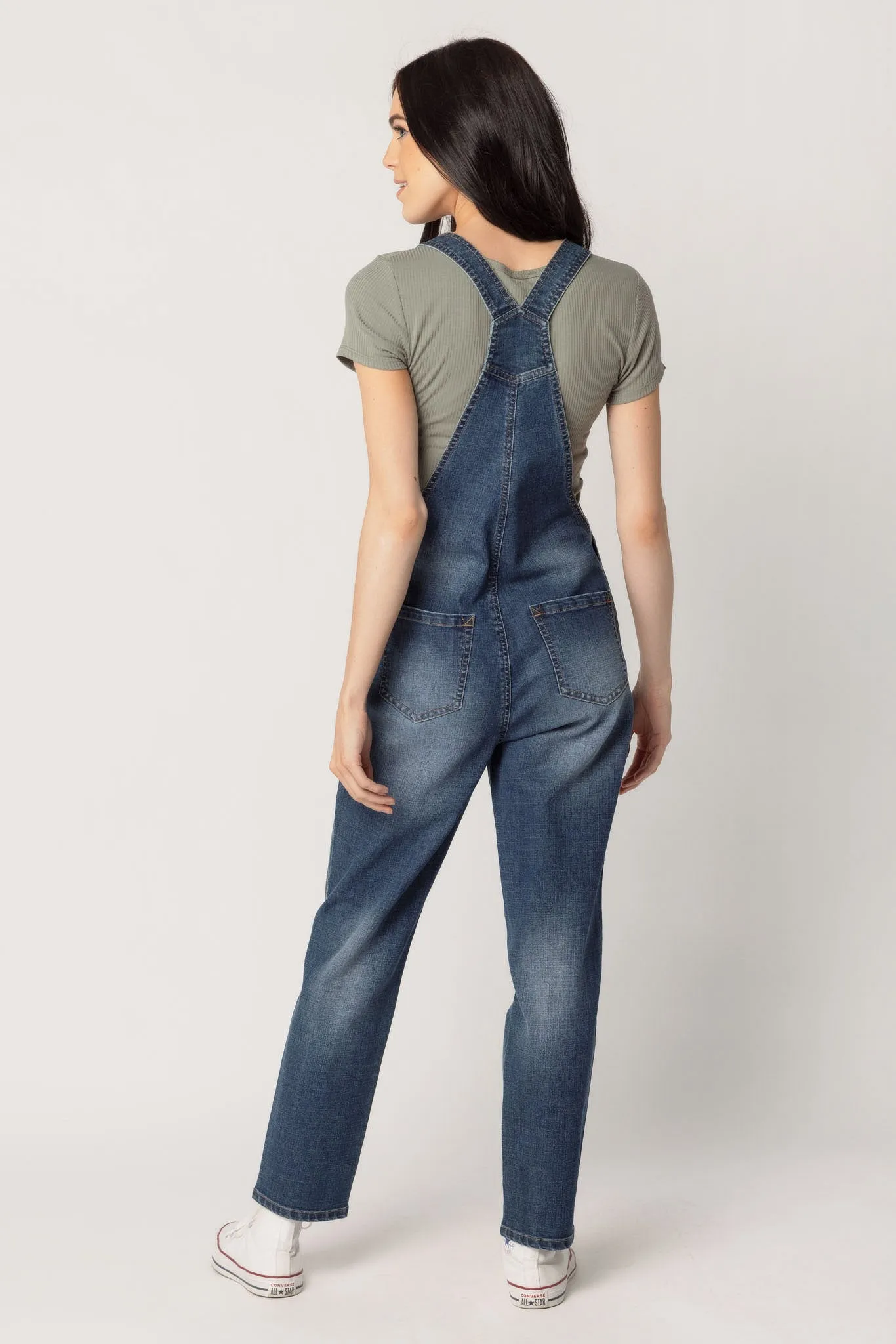 Wallflower Milan Wash Retro High-Rise Overall