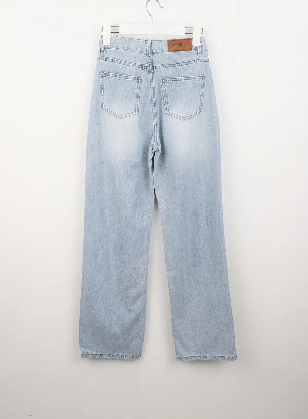 Wide Straight Leg Jeans OL304