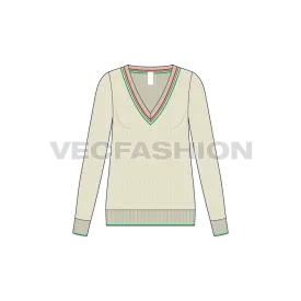 Women's Cricket Sweater