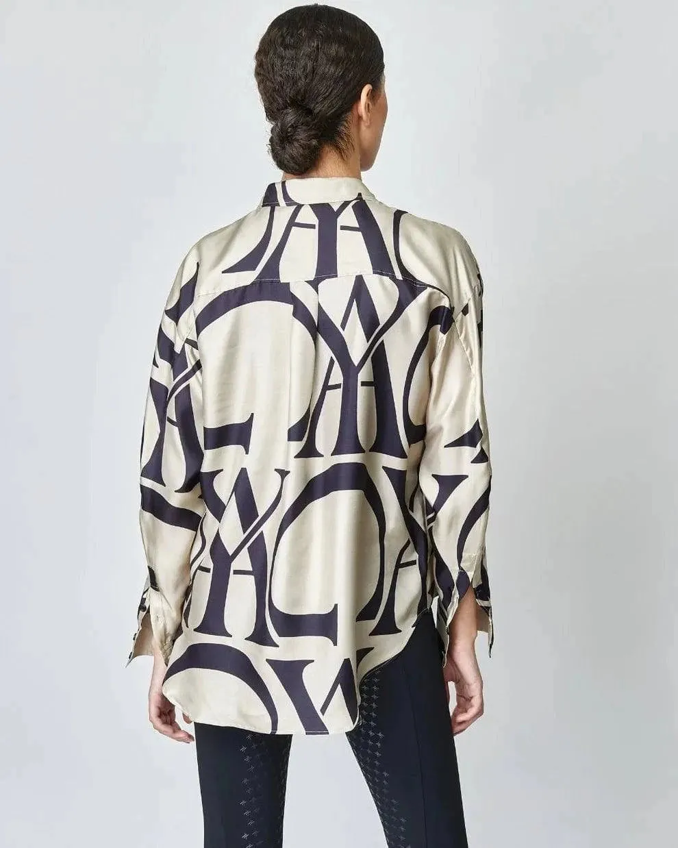 YAGYA - Monogram Silk Shirt