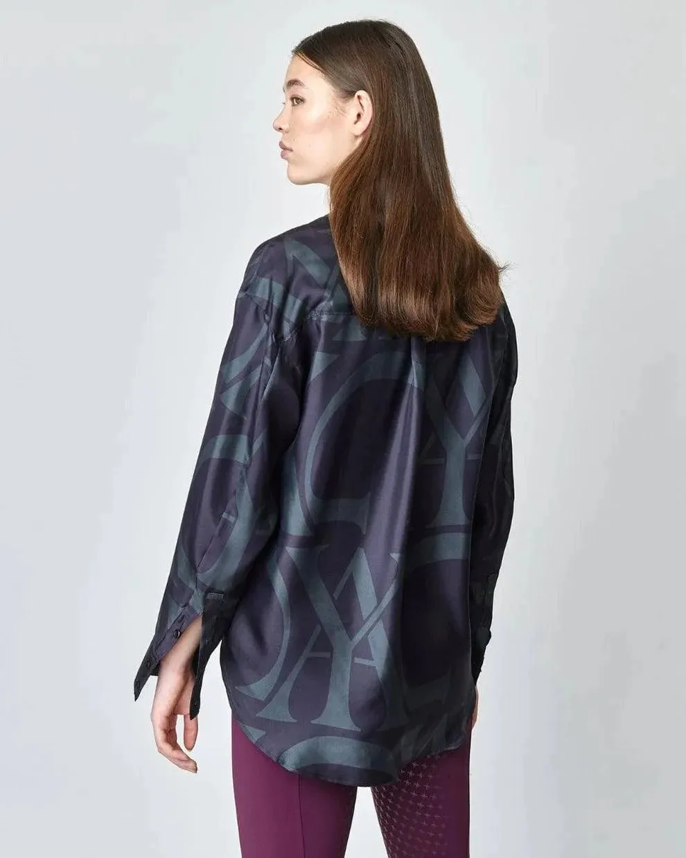 YAGYA - Monogram Silk Shirt