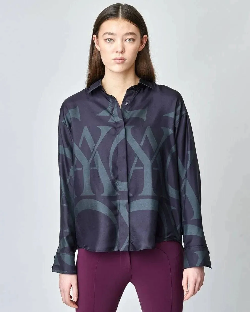 YAGYA - Monogram Silk Shirt